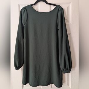 Lulu's Forest Green Long Sleeve Dress
